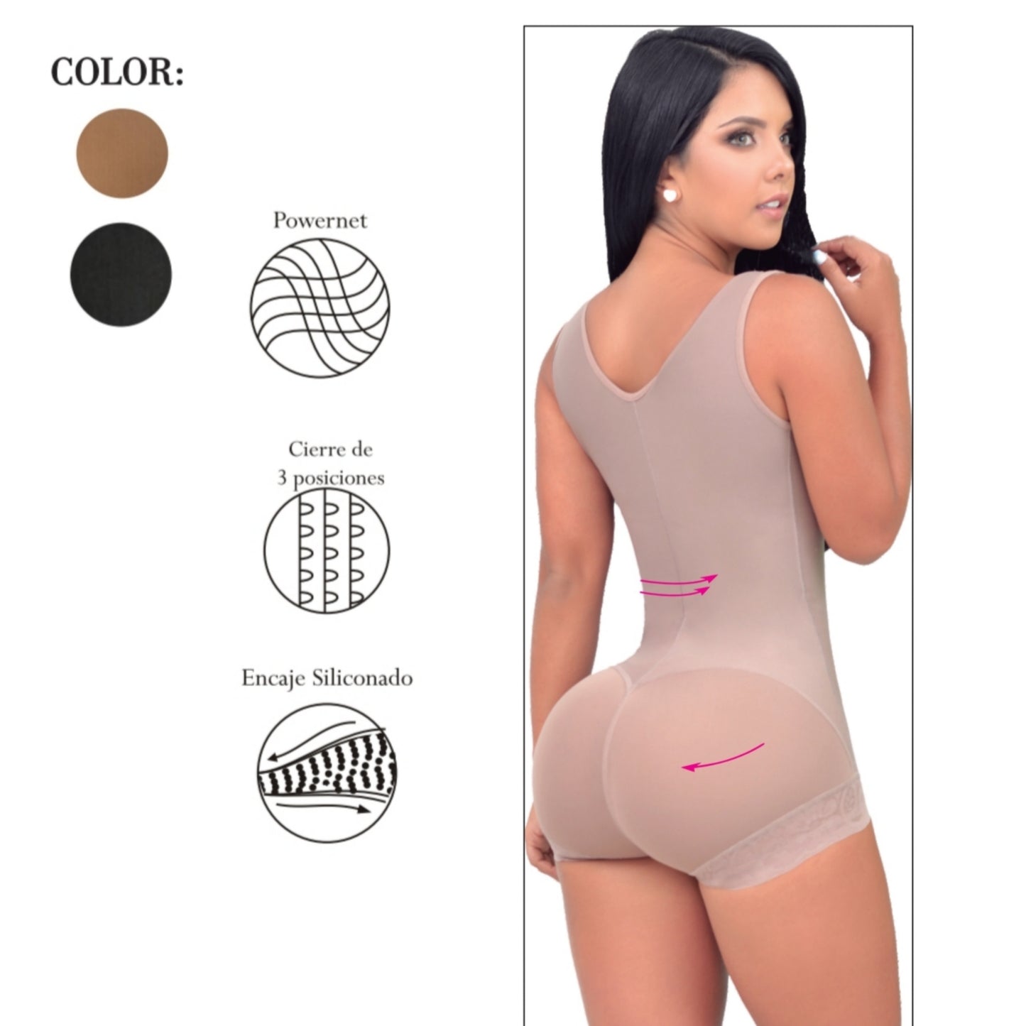 Faja colombiana moldeadora Ashely